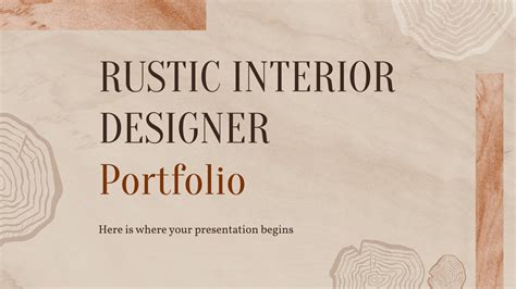 Rustic Interior Design Template