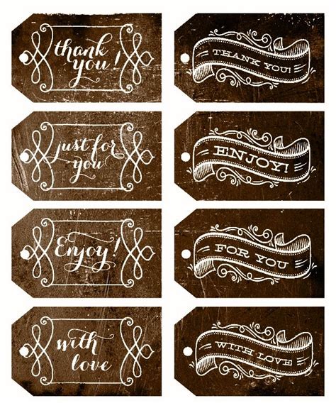 Rustic Label Template