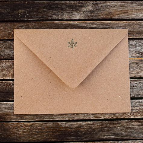 Rustic Wedding Invitation Envelope