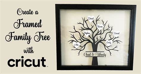 Rustic Wood Cricut Family Tree