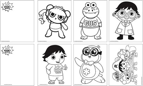 Ryan's World Printables Gallery 1