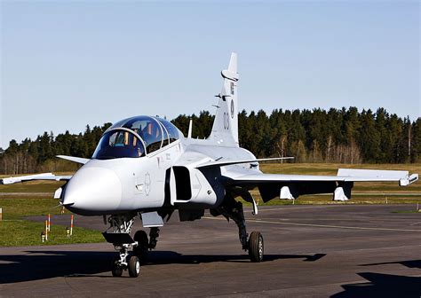 Saab Gripen in flight