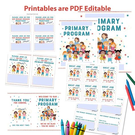 LDS Sacrament Program Ideas for Primary