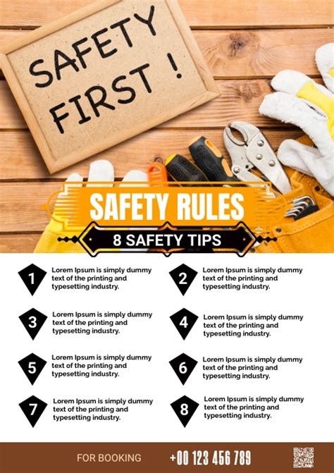 Safety Flyer Template Example 3