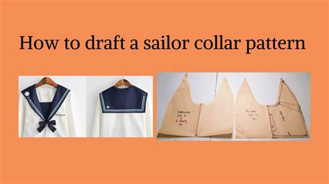 Sailor collar pattern making techniques