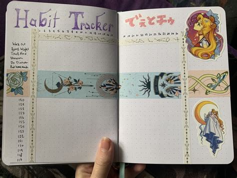 Sailor Moon Habit Tracker