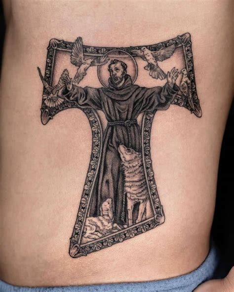 Saint Francis Tattoo Design