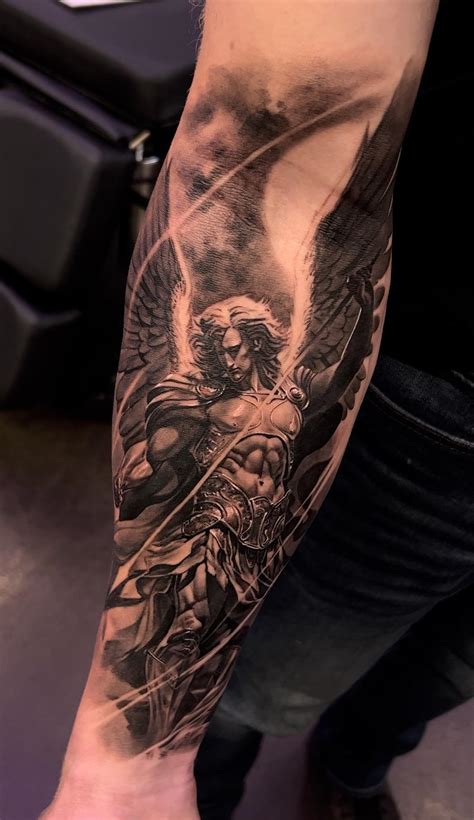 Saint Michael Tattoo Design