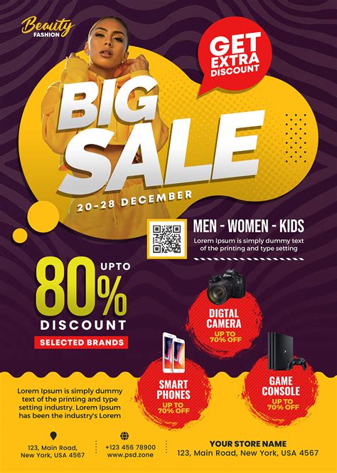 Sale Flyer Design Template