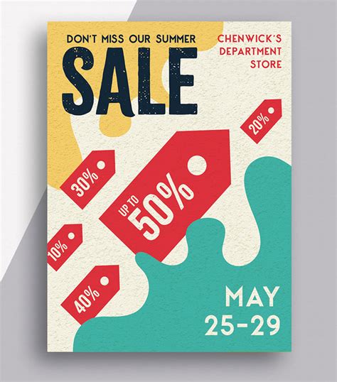 Sale Flyer Template InDesign