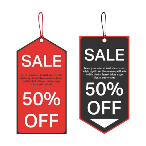 Sale tag template