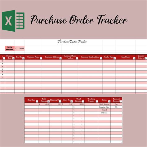 Sales Order Tracking Template