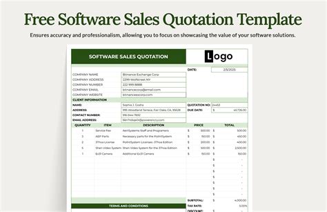 Sales Quote Templates in Google Docs