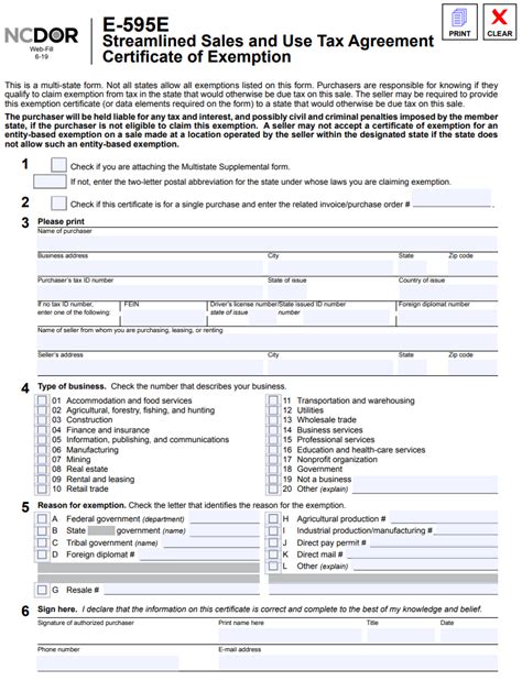 Sales tax exemptions