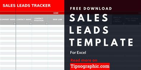 Streamline Sales With Excel Template For Lead Management