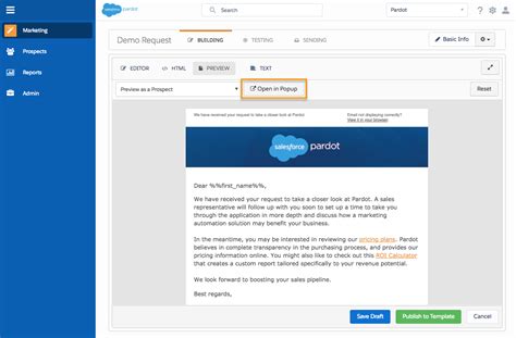 Salesforce Email Template Design