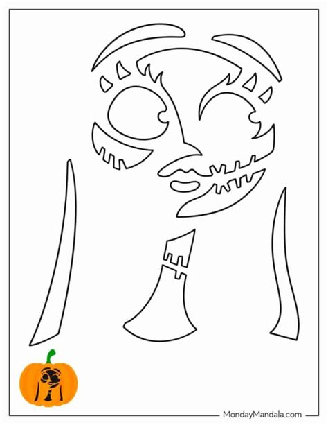 Sally Pumpkin Stencil