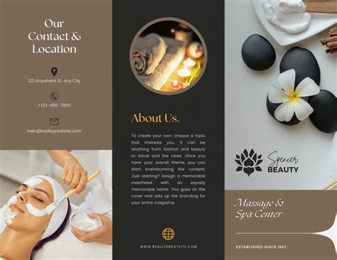 Salon Brochure Template