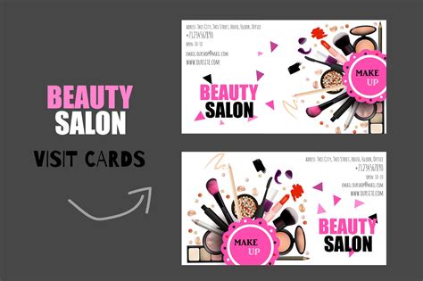 Salon Business Card Template 1