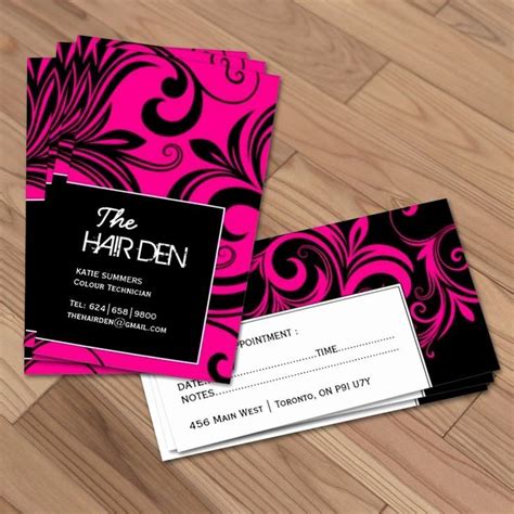 Salon Business Card Template 4