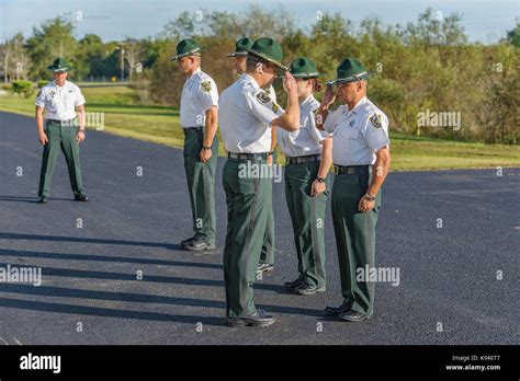 An image of a saluting inspection