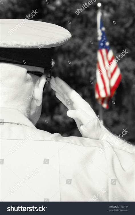 Practicing Saluting and Rendering Honors