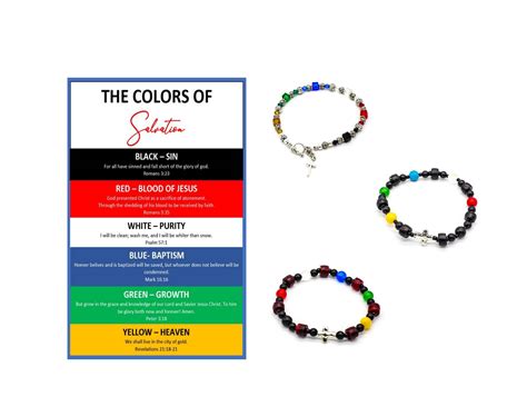 Salvation Bracelet Colors