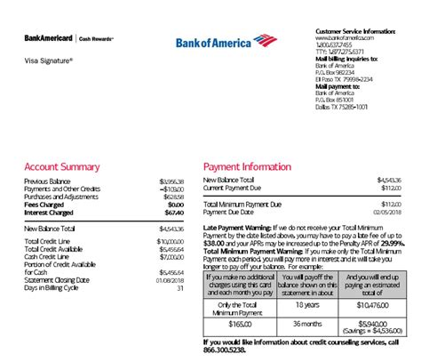 Sample fake bank statement