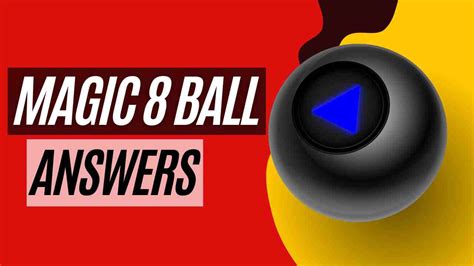 Sample Printable Magic 8 Ball Answers