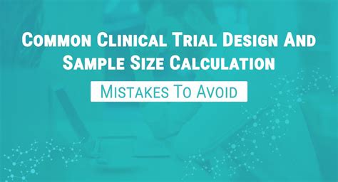 Sample size calculation mistakes to avoid