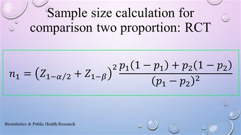 Sample Size Calculator Proportions