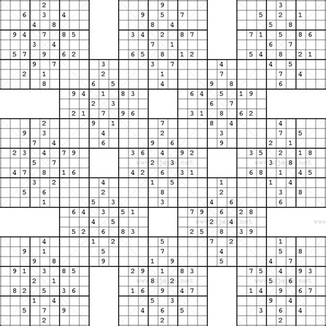 Samurai Sudoku challenge