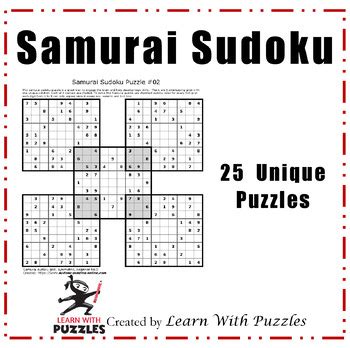 Samurai Sudoku Puzzle Collection