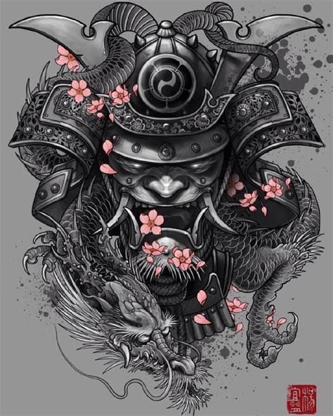 Samurai tattoo art