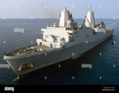 San Antonio-class amphibious transport dock in operation