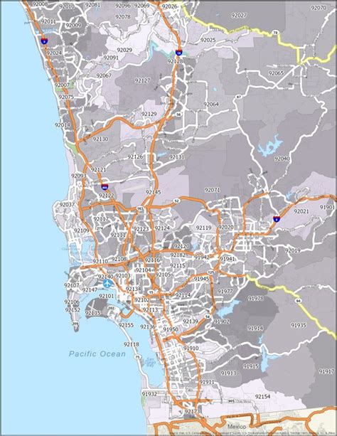 San Diego Zip Code GIS