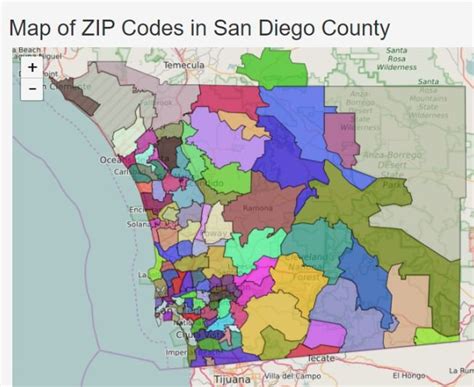 San Diego Zip Code History