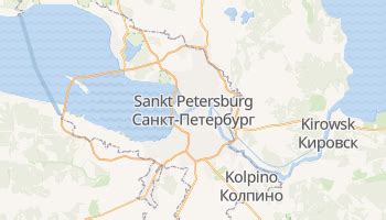 Sankt Petersburg Time Zone Map