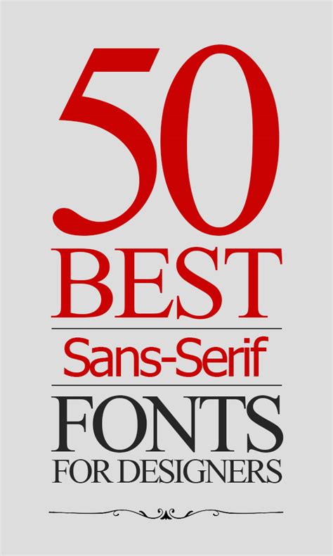 Sans-serif font tattoo design