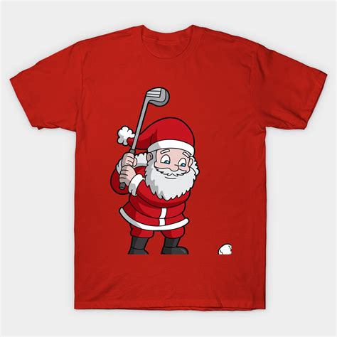 Santa Claus Christmas Golf Shirt