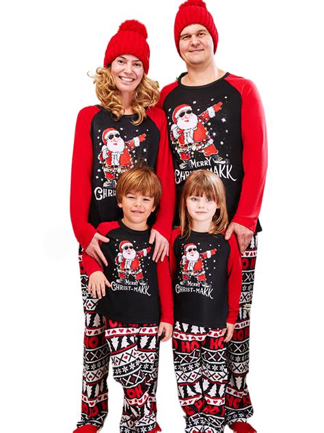 Santa Claus Christmas Pajamas for a Classic Holiday Look