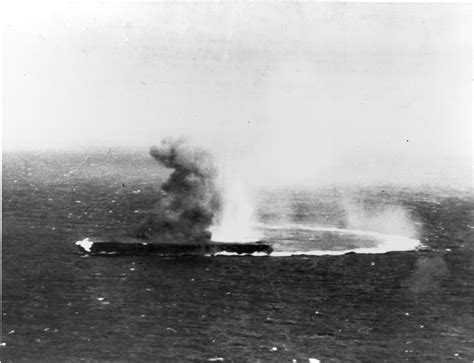 USS Hornet under attack during the Battle of the Santa Cruz Islands