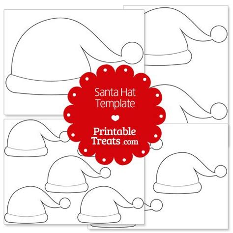 Santa Hat Template Image