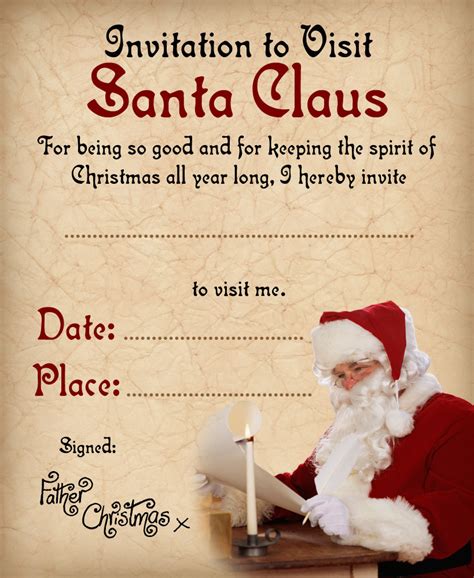 Santa Invitation