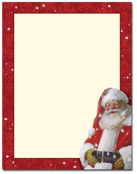 Santa Letterhead Printable 5