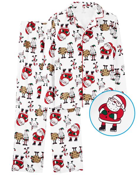 Fleece Christmas Santa Pajamas