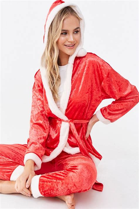 Velvet Christmas Santa Pajamas