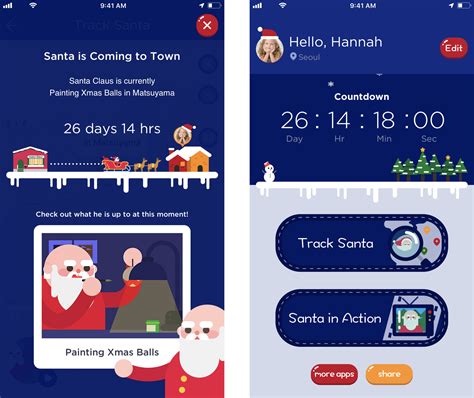 Santa Tracker App