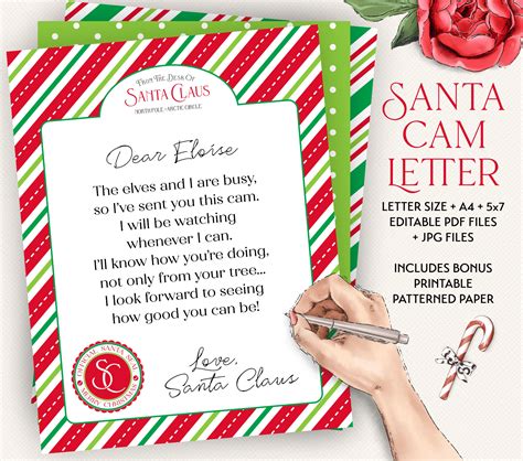 Santa Cam Letter Template