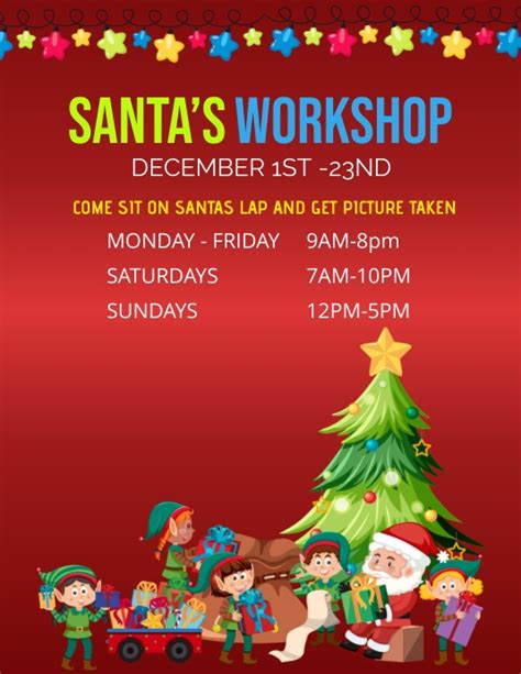 Santa's Workshop Template